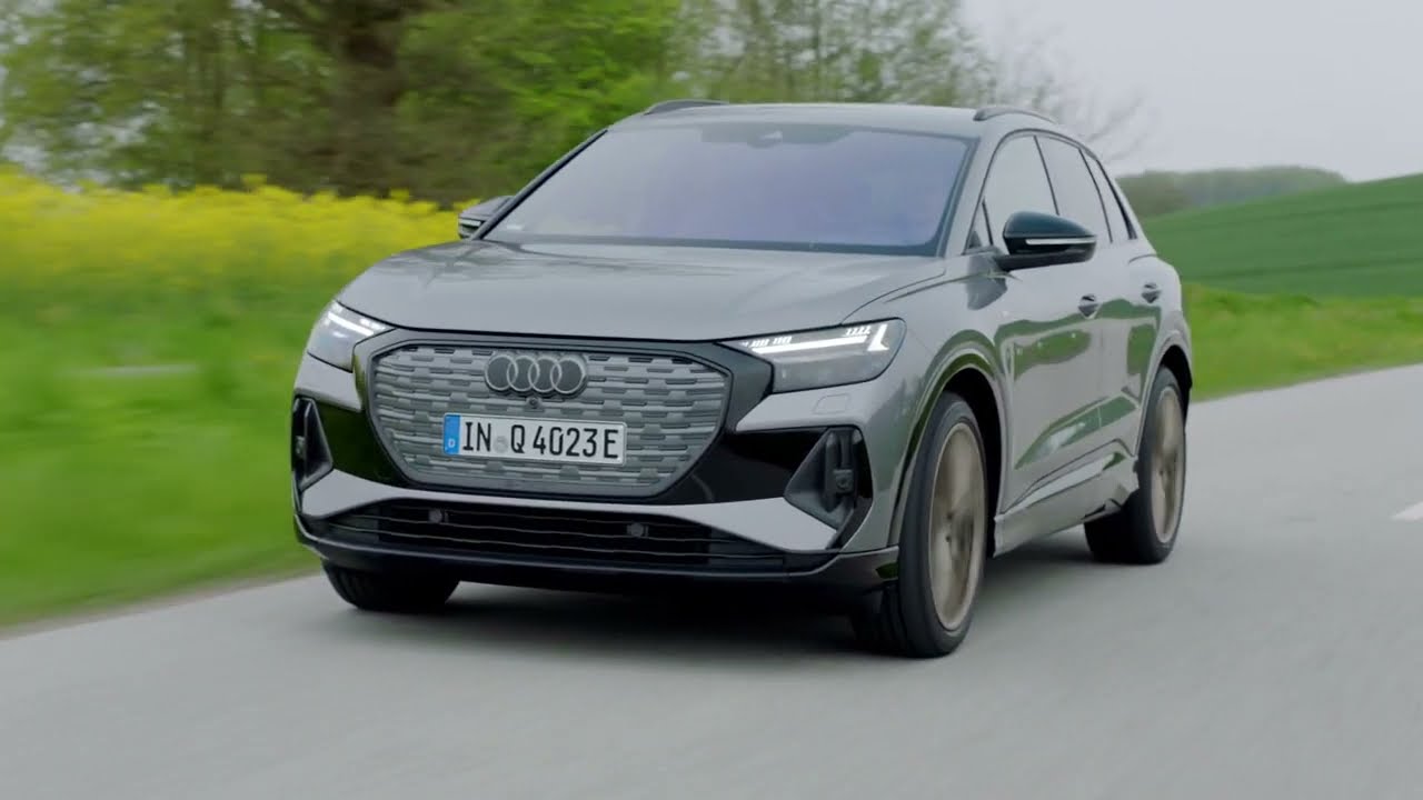 2022 Audi Q4 etron Typhoon grey Exterior, Interior, Driving YouTube