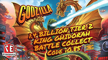 Stern Godzilla Pinball King Ghidorah Tier 2 Battle Strategy - v0.85
