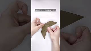 Origami BAT #shorts #origami #papertutorial #origamitutorial #paperbat #origamibat #papercraft #bat