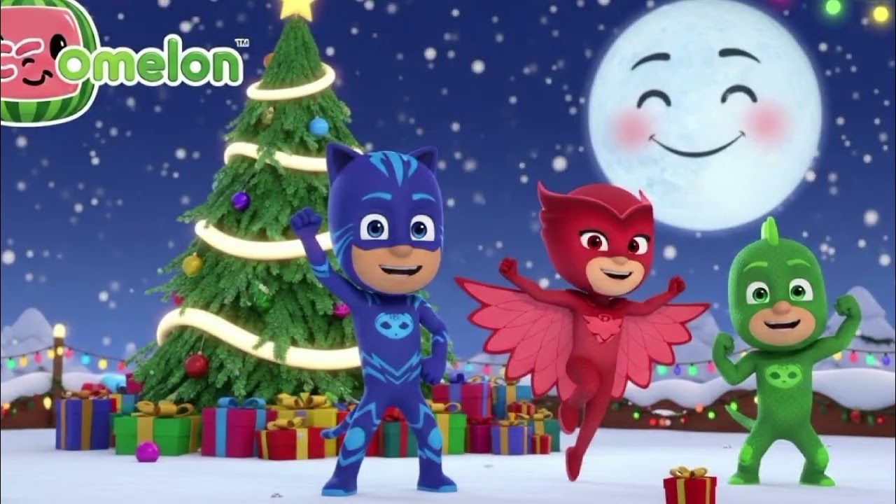 PJ masks Christmas nursery rhymes