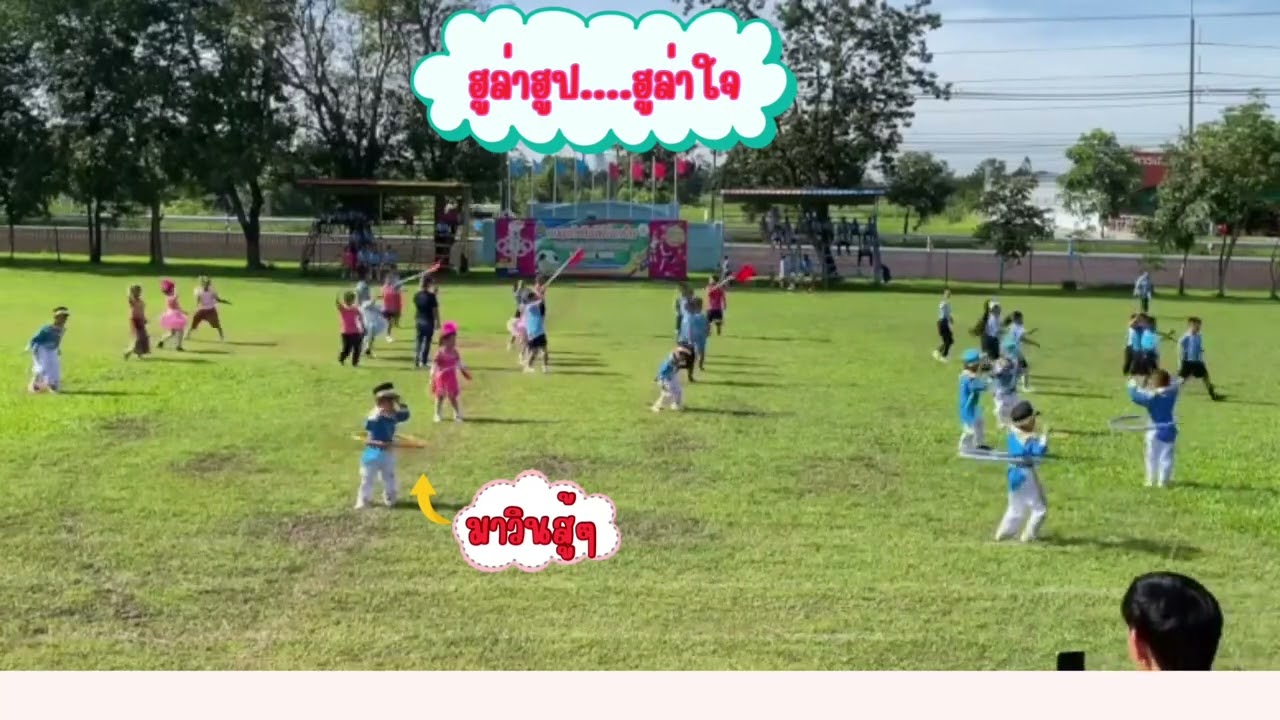 การแสดงพิธีเปิดกีฬาภายในโรงเรียนบ้านโสกม่วงดอนดู่ ระดับอนุบาล