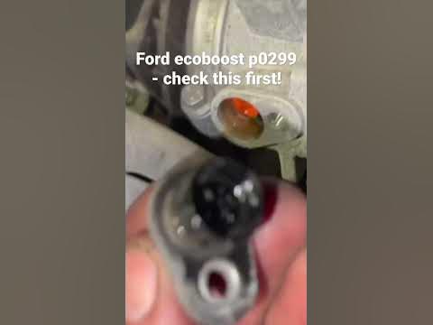 Ford ecoboost p0299 fault - cheap fix! Full video on the channel #p0299