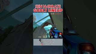 Haunt lineup on Pearl used by SEN N4RRATE in VCT Americas Kickoff part 2 #shorts #valorant