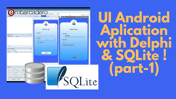 Android app development tutorial - User Interface using delphi 10.4 & sqlite for beginners (Part-1)