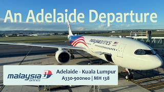 Malaysia Airlines A330neo | Departure from Adelaide | MH138 🇦🇺✈️🇲🇾 Malaysia Airlines A330neo | Departure from Adelaide | MH138 🇦🇺✈️🇲🇾