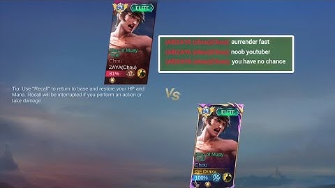 TRASHTALKER CHOU VS TOP GLOBAL CHOU (WHO WII WIN)