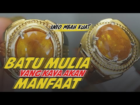 Video Batu Cincin Yakut dan Jamrud langka. 