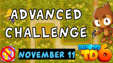 Bloons TD 6 Advanced Challenge | Ceramic Atack | No MK No Powers Used | November 11 2023