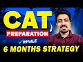 6 months preparation plan for cat 2024  syllabus and month wise schedule
