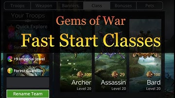 Fast Start Classes - Gems of War
