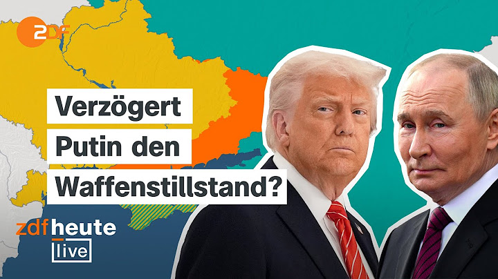 Telefonat mit Putin: Trump stellt Ukraine-Verhandlungen im Vatikan in Aussicht | ZDFheute live