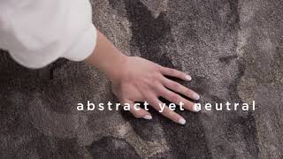 Glacier Abstract Rug in Pumice Stone & Pussywillow Gray design by Jaipur