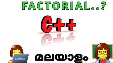 C++ Factorial Program| Malayalam Tutorial For Beginners |Fully Explained Program Using TurboC++|