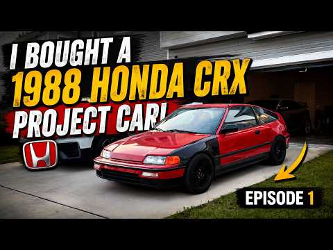 I Bought a 1988 Honda CRX Project Car! | Episode 1