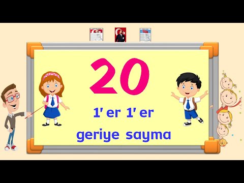 20 den Geriye 1 er Ritmik Sayma