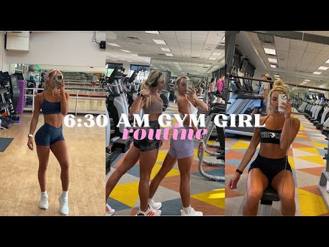 OUR 6:30 AM GYM GIRL ROUTINE I Cavinder Twins