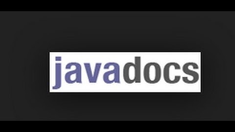 Generar Documentación JavaDoc