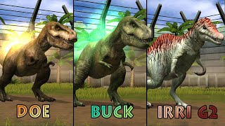 NEW T-REX BUCK, T-REX DOE AND IRRITATOR GEN 2 COMING SOON | Jurassic World: The Game