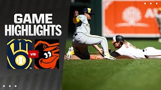 Brewers vs. Orioles Game Highlights (4/14/24) | MLB Highlights
