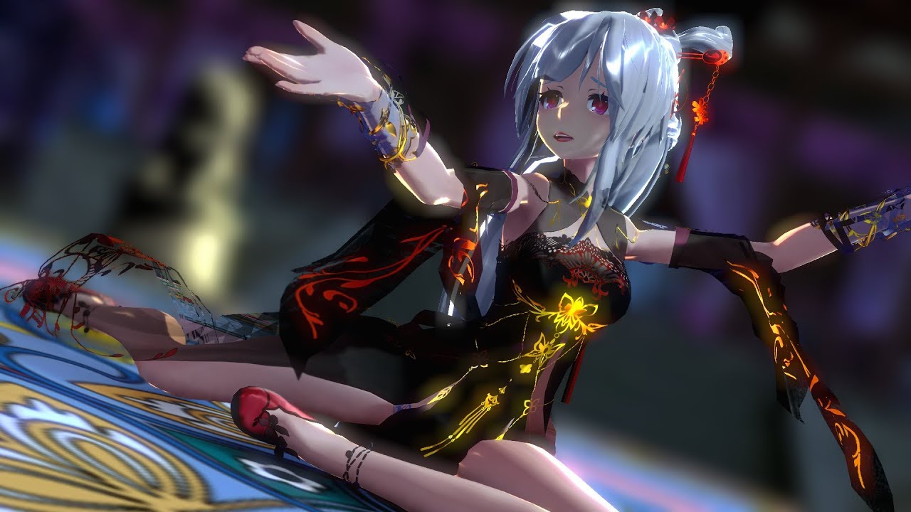 【MMD】空中劈叉的小仙女【弱音HAKU】若如初见 为谁而归『初见』推荐~