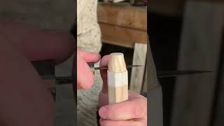 The Fitting of the Ferrule #woodworking #stickmaking #ferrule #craft