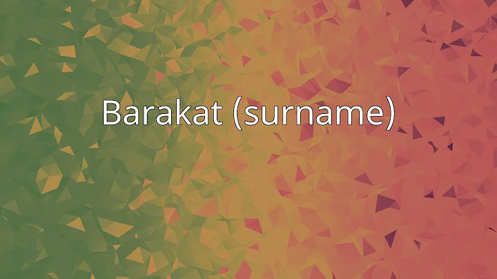 Barakat (surname)