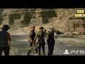 PS5 | Red Dead Redemption | Marshal Johnson vs Bollard Gang | Hostage Camp Showdown