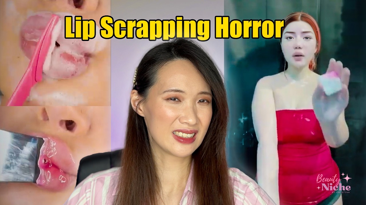 Stop Ruining Your Lips! Reacting to Lip Scrapping & Whitening Soap...