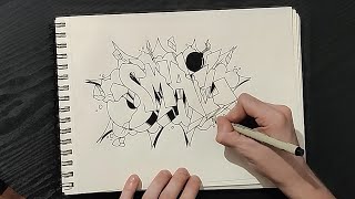 Graffiti Sketch Time Lapse - SmaiL - Broken Letters by Dirty Hands Boy 246 views 1 year ago 6 minutes, 40 seconds