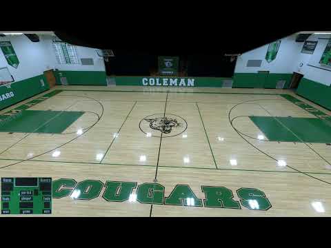 Coleman High School vs Suring High School Mens Varsity Basketball