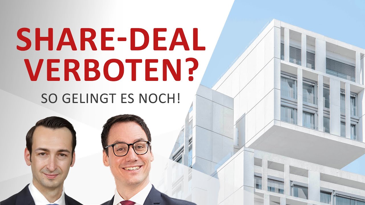 New Share-Deal bei Immobiliengesellschaften weiterhin möglich (trotz Gesetzesänderung) Prof. Dombrowski