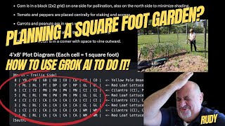 How To Plan Your Perfect Square Foot Garden with Grok AI!