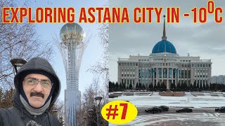 Exploring Astana in -10 temperature