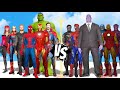 Mr Thanos RAISE His Zombie Walker Avengers VS AVENGERS 2012 - GTA 5 EPIC BATTLE