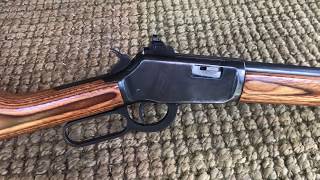Practicing with the Winchester model 94 22 with 22 Long rifle