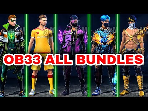 ob33 - Ob33 Update All Bundles In Free Fire 2022 / Upcoming Bundle In Free Fire OB33 / OB33 Update Bundles