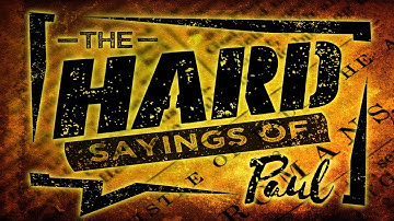 Hard Sayings of Paul: Hand Him Over to Satan