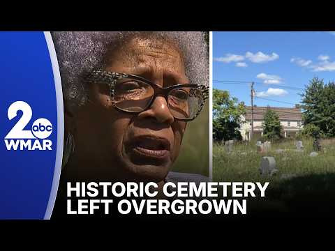 Families frustrated after historic cemetery in Catonsville left overgrown