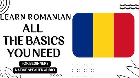 LEARN ROMANIAN 🇷🇴 IN 50 MINUTES| ALL THE BASICS YOU NEED| | 2 #learnromanian #romanian #romania