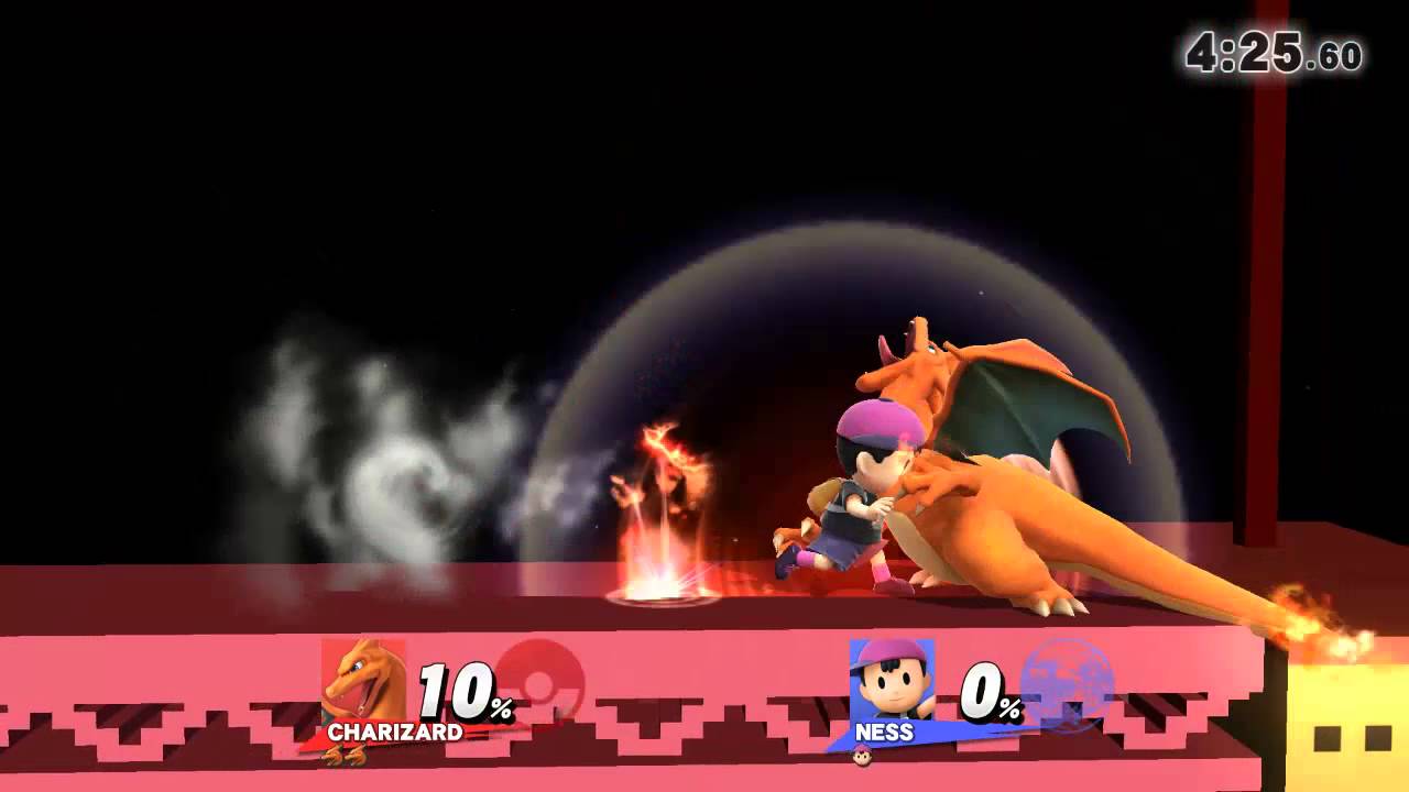 super smash bros. characters Charizard vs. Ness