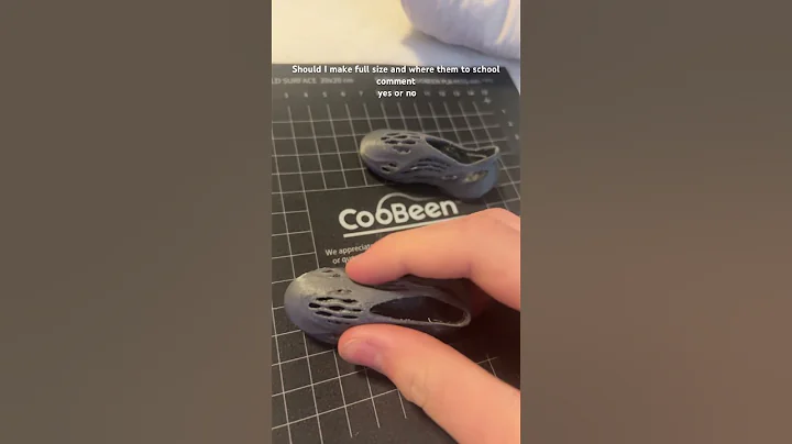 3D printed Yeezy foam runner#3-DPrint #Shoes #Cool