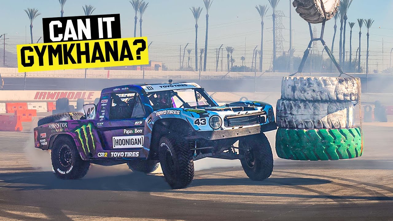 Can Ken Block Gymkhana in a 6500lb Trophy Truck? The Answer is YES