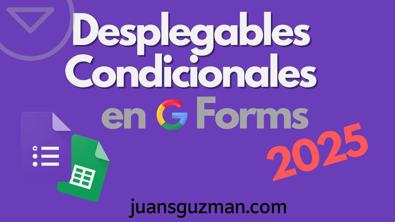 Cómo crear DESPLEGABLES CONDICIONALES en Google Forms usando Apps Script y Sheets 🚀