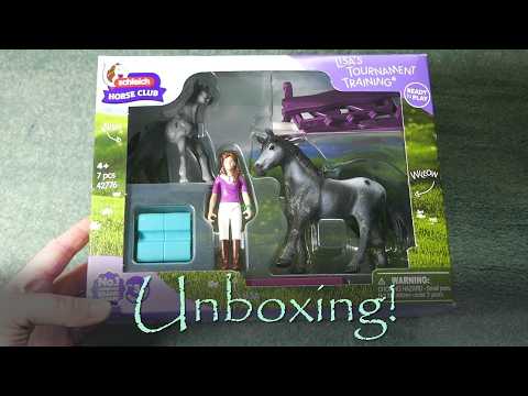 Unboxing Lisa's Tournament Training! (2025) | Schleich Set 42776