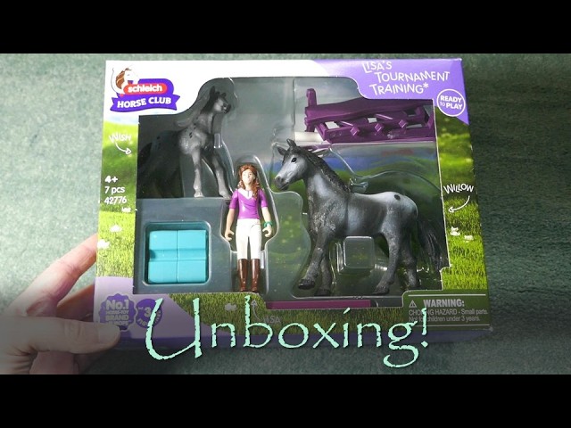Unboxing Lisa's Tournament Training! (2025) | Schleich Set 42776