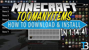 How To Download & Install Roughly Enough Items in 1.14.4 (Get TooManyItems in Minecraft 1.14.4)