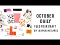 October Daily | Feed Your Craft | Stamping Your Own Journaling Cards