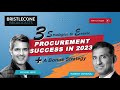 3 Strategies to Ensure Procurement Success in 2023   A Bonus Strategy