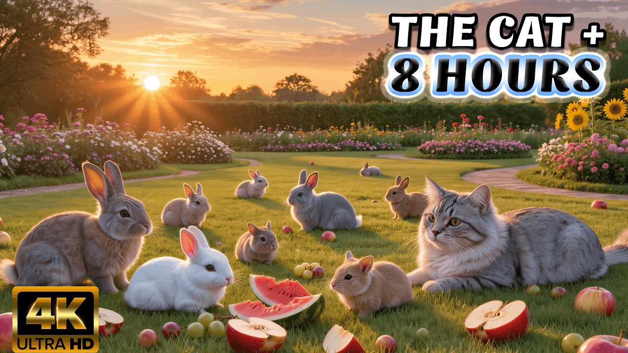 TV FOR CATS - Secret Language of Birds: 8-Hour Translation for Your Curious Cat @Nature 4K TV 134