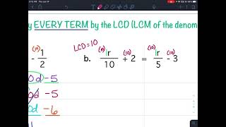 Solve Multi-Step Equations (8) NOTES: Ex. #3 a.-b.